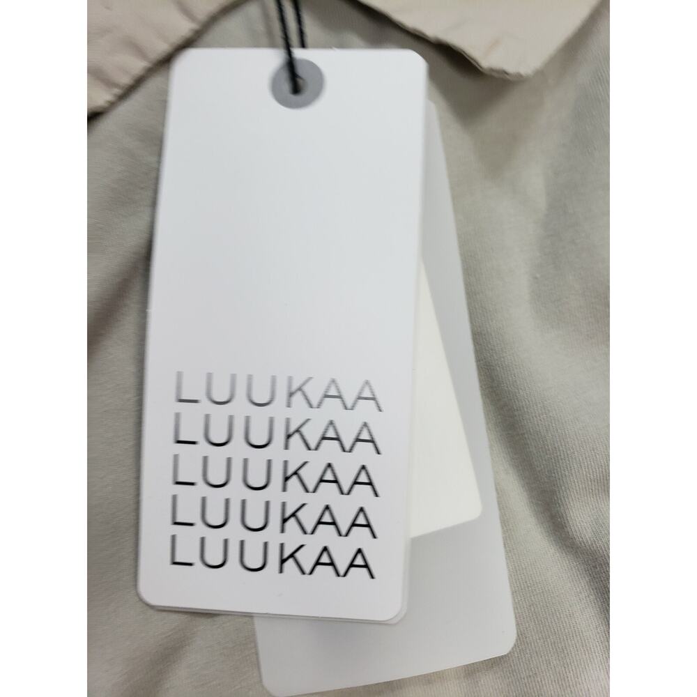 Luukaa Tan Collared Mid Sleeve‎ Dress Sizes 5 with Pockets Peaked Back - Picture 7 of 8